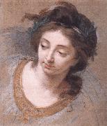 VIGEE-LEBRUN, Elisabeth Woman's Head iy France oil painting reproduction